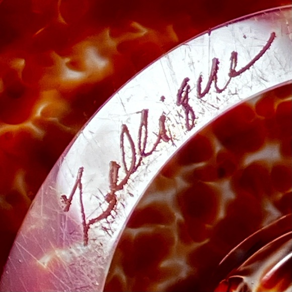 ZELLIQUE STUDIO Magma Vase / Unique VINTAGE AMERICAN ART GLASS / Slight Defects - Picture 10 of 16